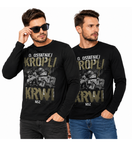 LONGSLEEVE PATRIOTYCZNY  DO OSTATNIEJ KROPLI KRWI